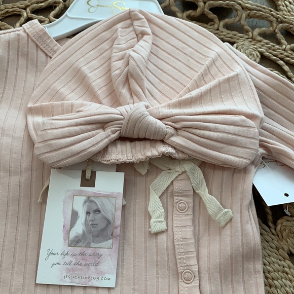 Pajama one piece with nighttime hat - Picture 2 of 4